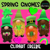 Spring Gnomes Clipart FREEBIE {Spring Clipart}