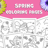 Spring Coloring Pages | Spring Activities | Gnome Coloring Book