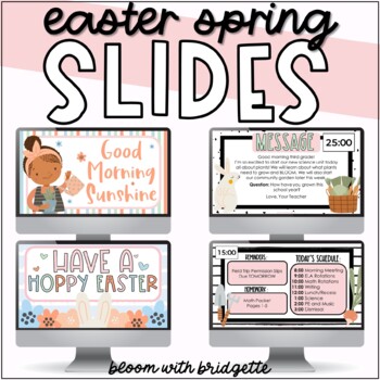 Preview of Spring Google Slides Templates | Easter Google Slides Templates
