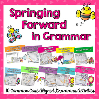 Preview of Spring Grammar Activities