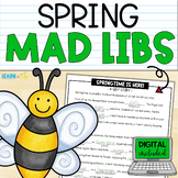 Spring Grammar Activity | Parts of Speech | Mad Libs