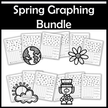 Preview of Spring Graphing Bundle - Bar Graphing Activities
