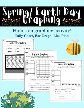Preview of Spring Graphing | Earth Day Math Activity