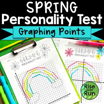 Preview of Spring Graphing Ordered Pairs Mystery Picture Worksheet