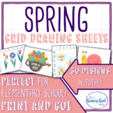 Spring Grid Drawing Set - Elementary and Homeschool