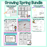Spring Growing Bundle for Occupational Therapy Visual Perc