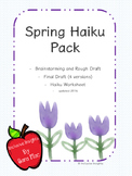 Spring Haiku Poetry Packet- Worksheet and Templates
