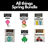 Spring Bundle math and literacy centers older toddlers and