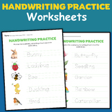 Spring  Handwriting Practice | Tracing and Writing Worksheets