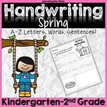 Preview of Spring Handwriting Printables