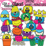 Warm Fuzzy Monsters Clipart Spring