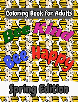Preview of Spring Has Sprung Coloring Quotes for Adults and Children to Welcome in the New