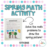 Spring into Math! {5th Grade CC Drawing Freebie}