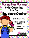 Spring Has Sprung Skip Counting by 2 Envelope Center