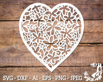 Spring Heart 1 SVG, Instant Download, Mother's Day, Commercial Use ...