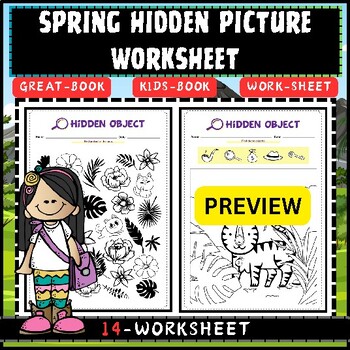 Preview of Spring Hidden Picture Worksheet