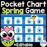 Spring Hide & Seek Pocket Chart Game, Spring letters, PreK