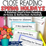 May Reading Comprehension Passage Memorial Day Activities 