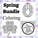 Spring Holiday Theme Mandala Coloring Book - April Fool's,