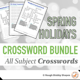 Spring Holidays - Seasonal - Crossword Puzzles Growing Bundle