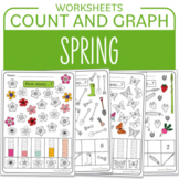 Spring - How Many...? Color, Count and Graph up to 10