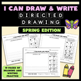 Spring I Can Draw & Write - Directed Drawing & Writing Set