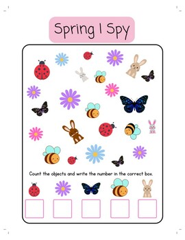 Preview of Spring I-Spy Activity