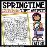 Spring I Spy FREEBIE | Spring Activity | Spring Math