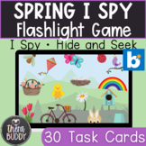 Spring I Spy Flashlight Game Boom Cards Speech Therapy Dig