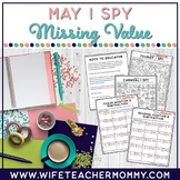 Spring I Spy Missing Value | May Resource