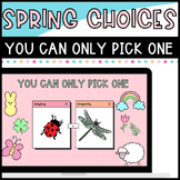 Spring Icebreaker Activity | You Can Only Pick One | Googl