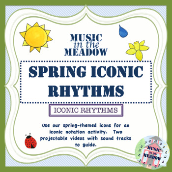 Preview of Spring Iconic Rhythm Play-along Activity