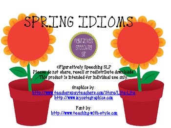 Preview of Spring Idioms