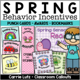 Spring Behavior Incentives | Spring Punch Cards, Certifica