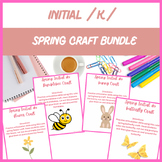 Spring Initial /k/ Craft Bundle - Easter Articulation Spee