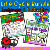 Spring Insect Life Cycle Bundle of a Butterfly and a Ladybug