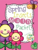 {FREE} Spring Insects Math Packet