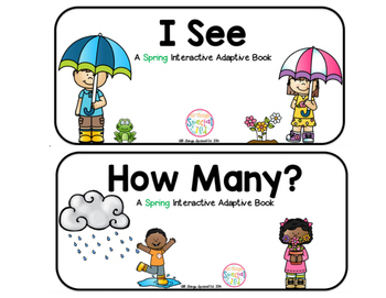 Preview of Spring Adaptive books - set of 2