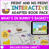 Spring Interactive Book with Boom Cards - What's in Bunny'