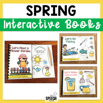 Preview of Spring Interactive Books