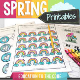Interactive Spring-Themed Activities and Worksheets for Wr