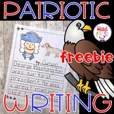 FREE Patriotic Lined Writing Paper Prompts and Outlines for 1st Grade