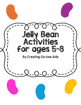Preview of Spring Jelly Bean Activities for ages 5-8