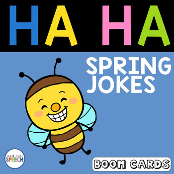 Preview of Spring Jokes Boom Cards | Speech Therapy | Understanding Humor