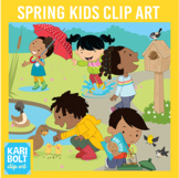 Spring Kids Clip Art