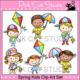 Spring Clipart -  Kids Clip Art - Personal & Commercial Use