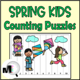 Number Order Puzzles 1 - 120 Spring Theme
