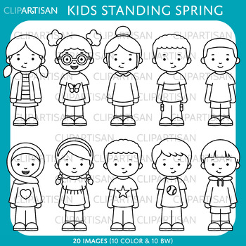 standing in line clipart