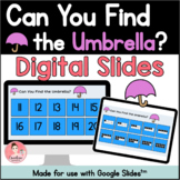 Spring Kindergarten Digital Number Game with Google Slides™