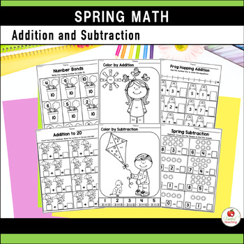 Spring Kindergarten Math Worksheets (Common Core Aligned ...